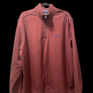 IZOD mock neck long sleeve quarter zip
